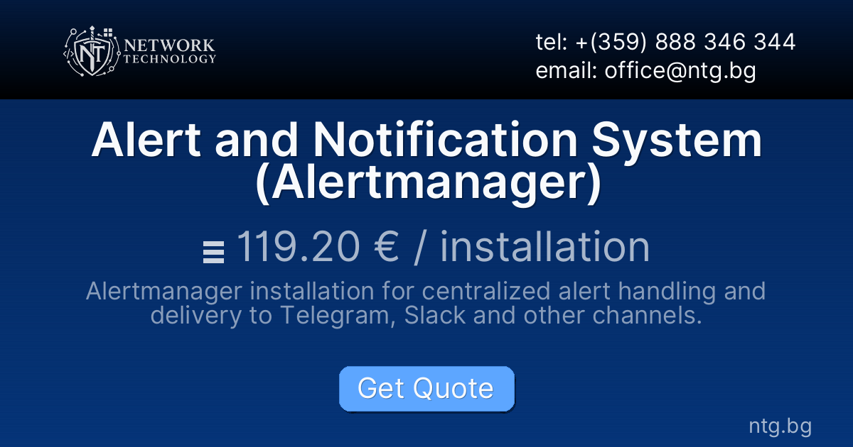 Alert and Notification System (Alertmanager)