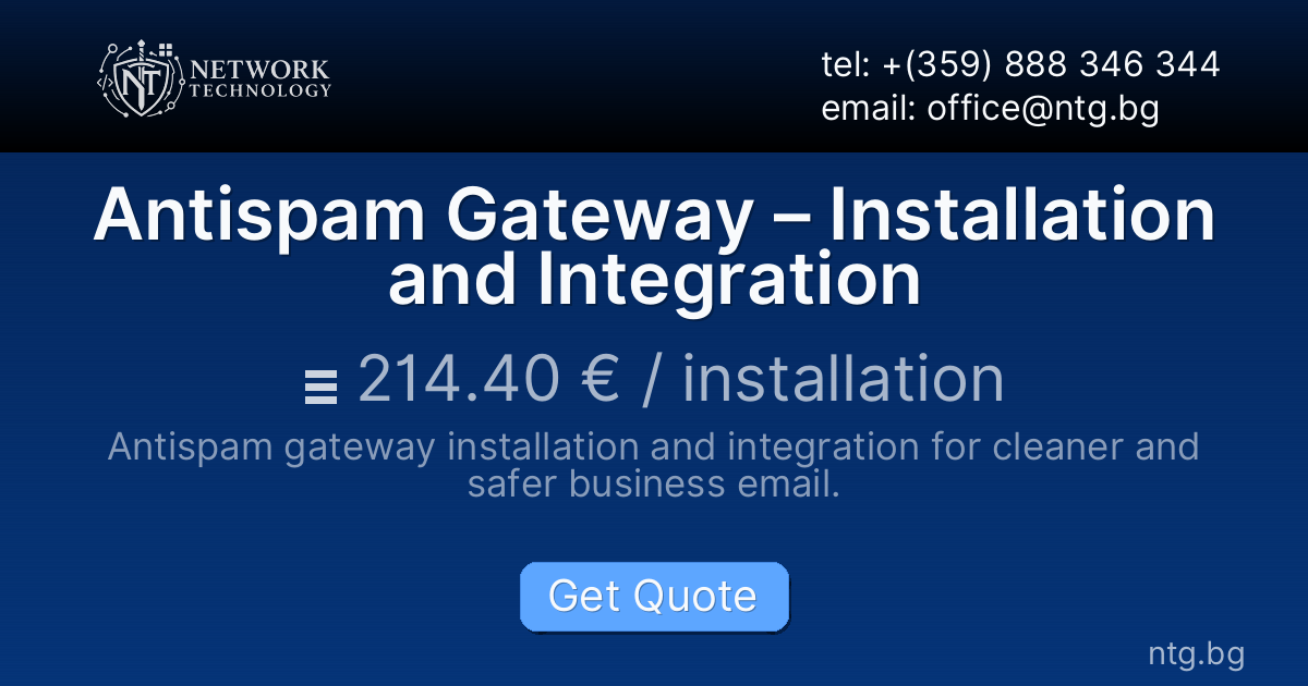 Antispam Gateway – Installation and Integration