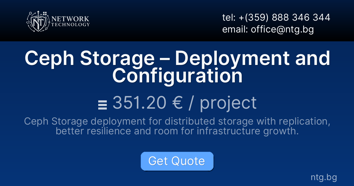 Ceph Storage – Deployment and Configuration