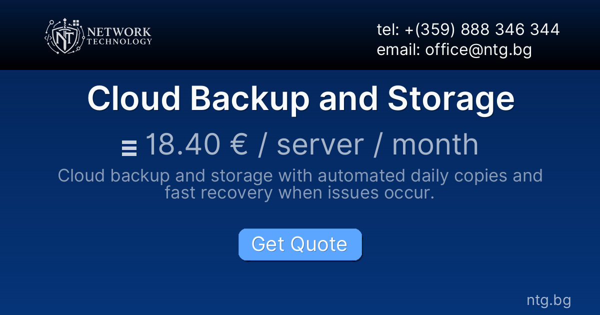 Cloud Backup and Storage