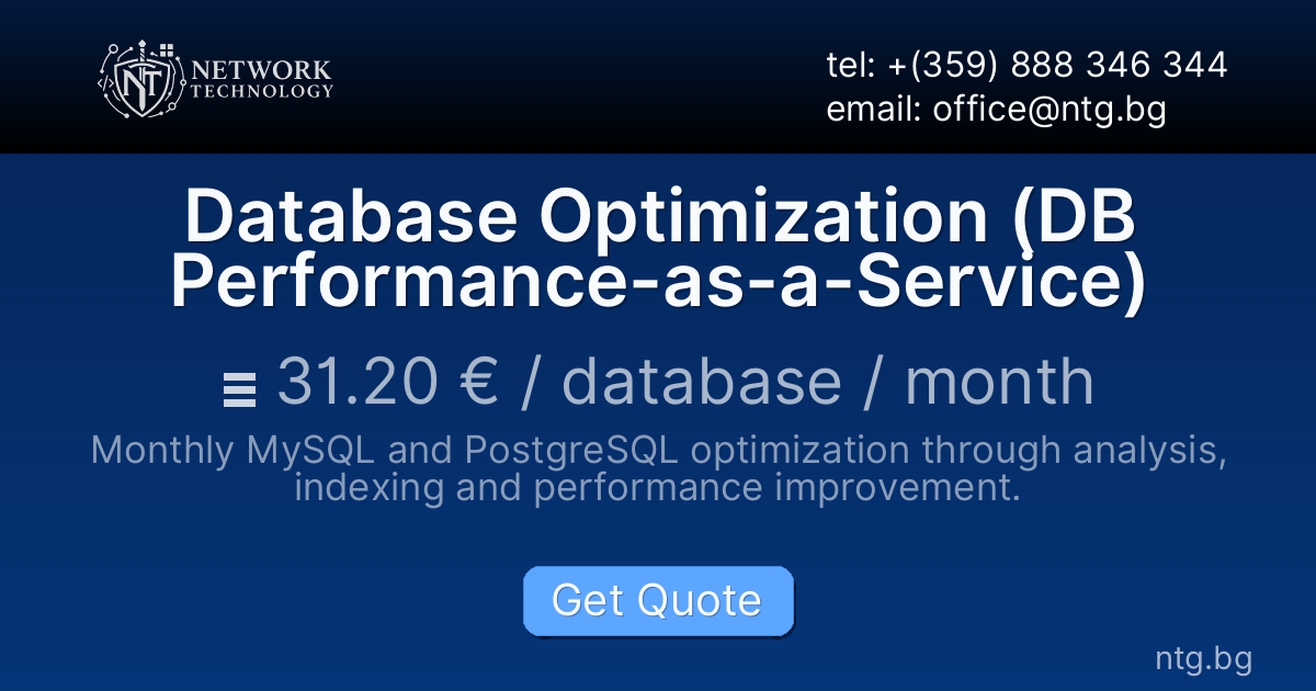 Database Optimization (DB Performance-as-a-Service)