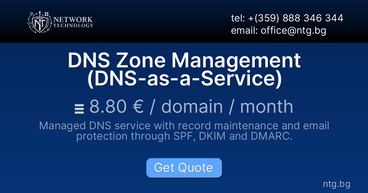 DNS Zone Management (DNS-as-a-Service)