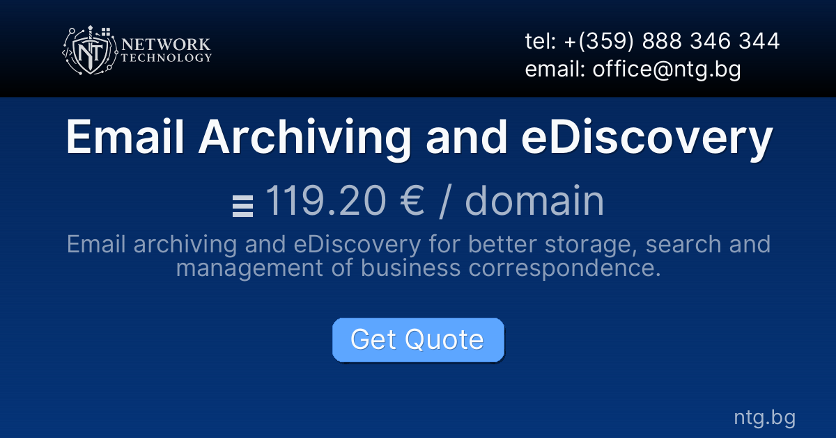 Email Archiving and eDiscovery