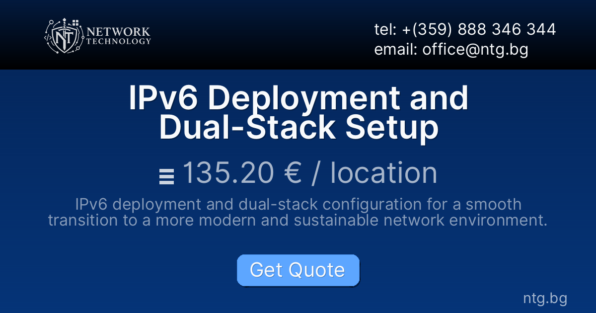 IPv6 Deployment and Dual-Stack Setup