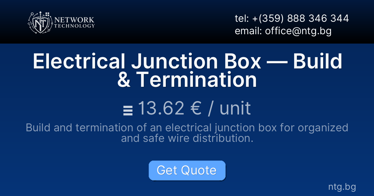 Electrical Junction Box — Build & Termination
