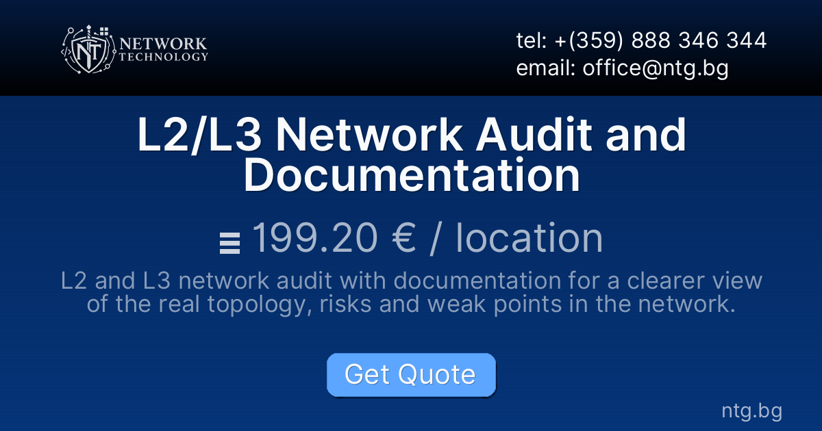 L2/L3 Network Audit and Documentation