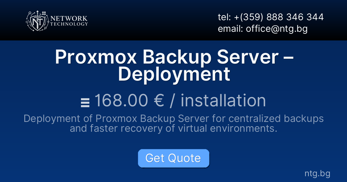 Proxmox Backup Server – Deployment