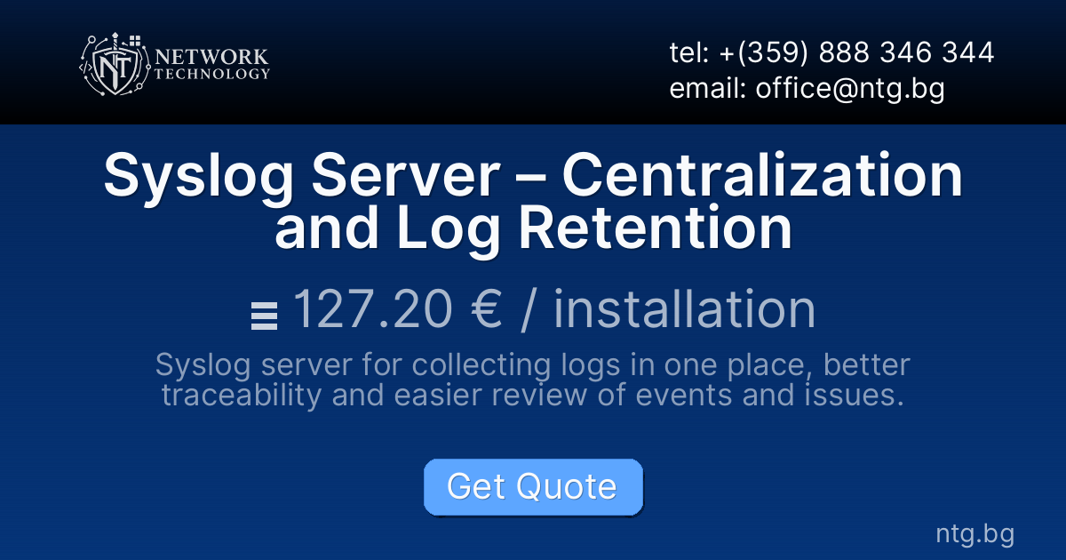 Syslog Server – Centralization and Log Retention