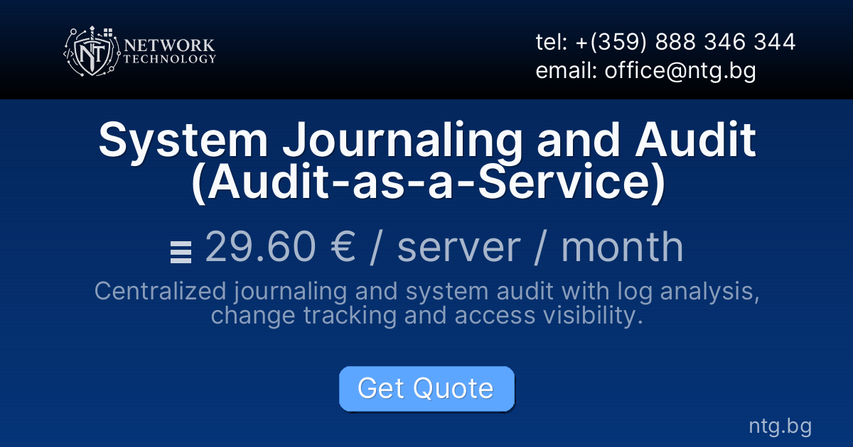 System Journaling and Audit (Audit-as-a-Service)