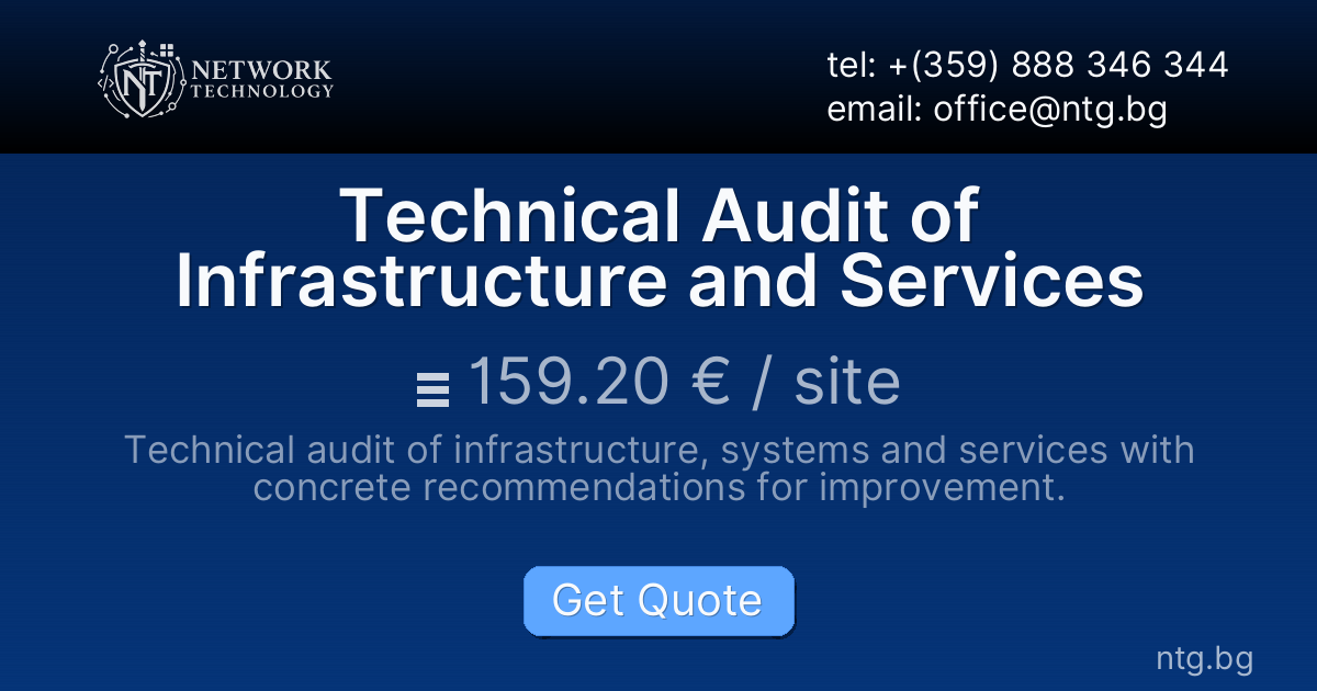 Technical Audit of Infrastructure and Services