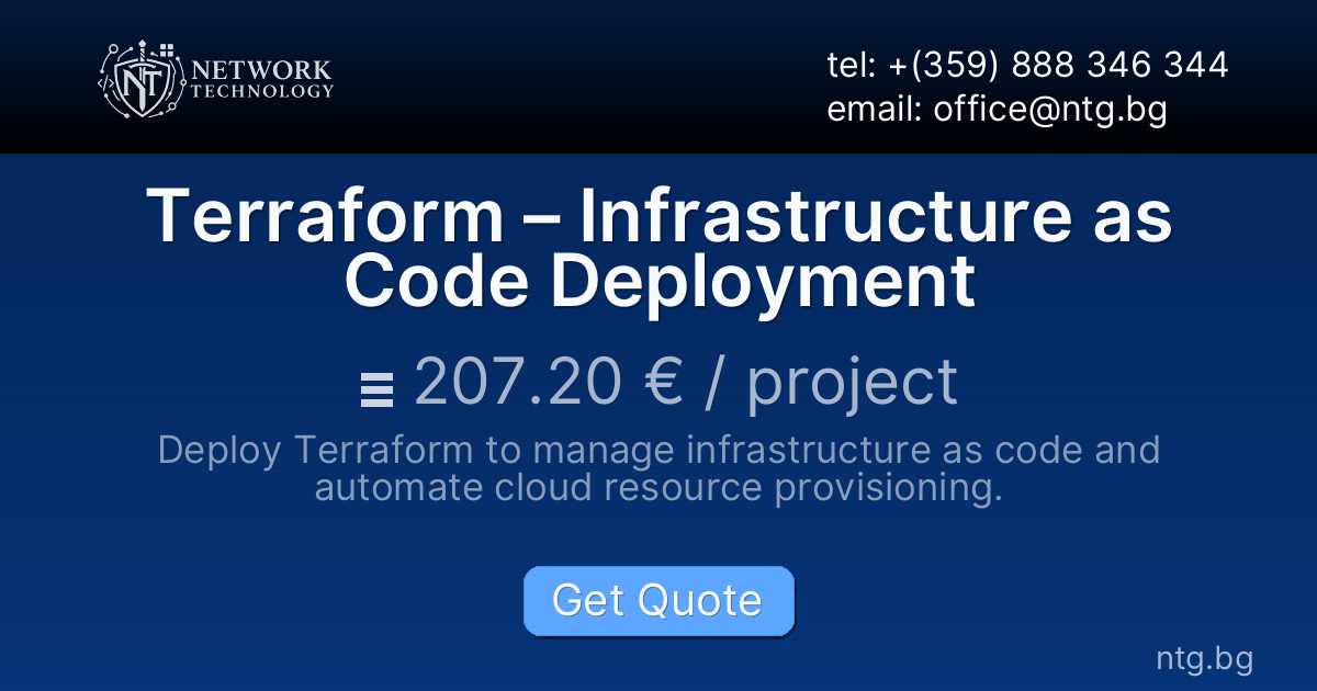 Terraform – Infrastructure as Code Deployment