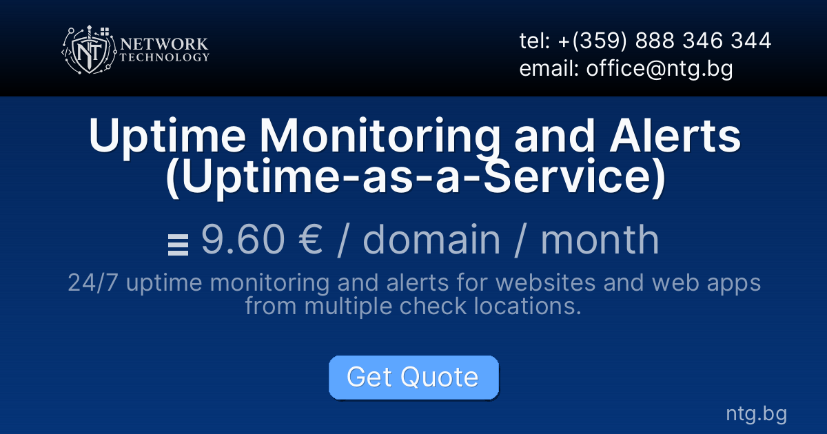 Uptime Monitoring and Alerts (Uptime-as-a-Service)