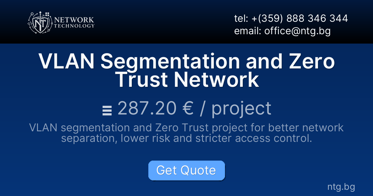 VLAN Segmentation and Zero Trust Network