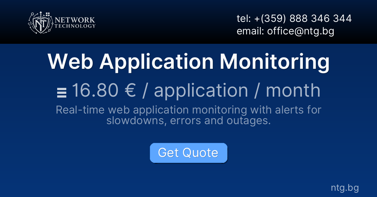 Web Application Monitoring
