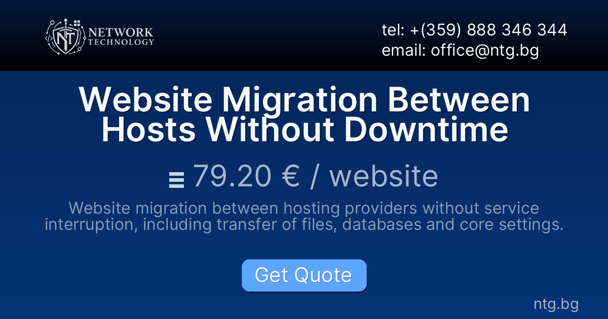 Website Migration Between Hosts Without Downtime