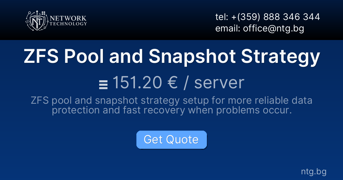 ZFS Pool and Snapshot Strategy