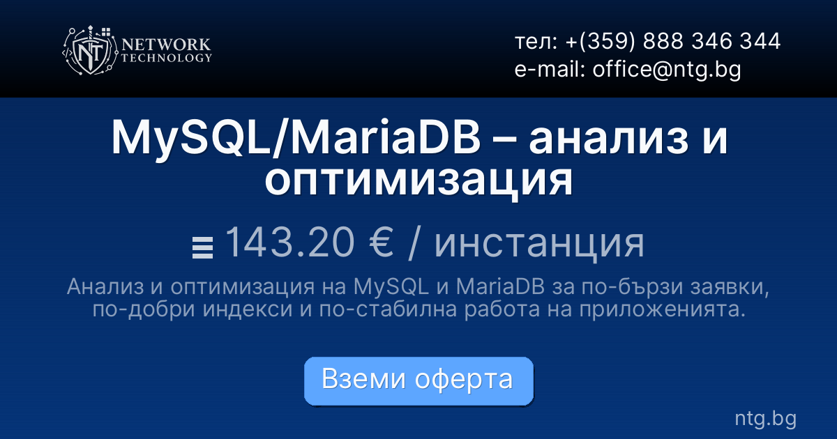 MySQL/MariaDB – анализ и оптимизация