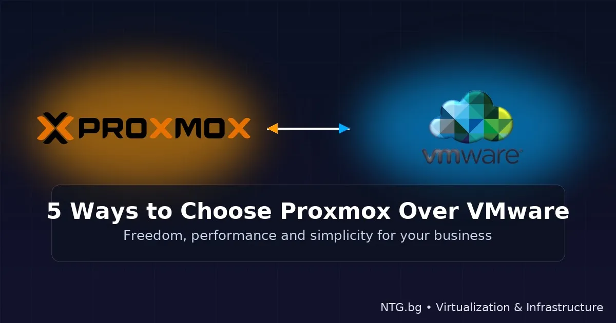 5 Ways to Choose Proxmox Over VMware