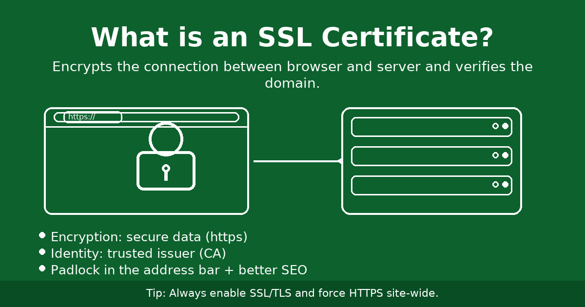What is an SSL certificate